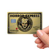 Horror Express Custom Credit Card Cover Halloween holiday Pop Culture Vinyl Skin Stickers