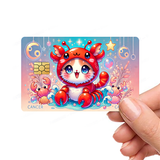 Zodiac Cat Astrology Signs Custom Cute Kittens Credit Card Cover Vinyl Skin Stickers - Pop culture cats