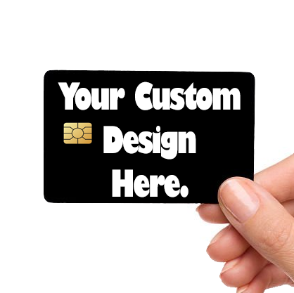 Personalized Custom Credit Card Cover Vinyl Skin Sticker