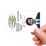 Severance Key Card Custom Credit Card Cover Pop Culture Vinyl Skin Stickers