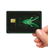 Astrology Signs Custom Credit Card Cover Pop Culture Vinyl Skin Stickers positive sticker