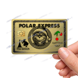 Festive Custom Credit Card Cover Pop Culture Christmas Vinyl Skin Stickers funny sticker