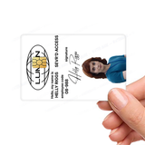 Severance Key Card Custom Credit Card Cover Pop Culture Vinyl Skin Stickers