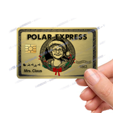 Festive Custom Credit Card Cover Pop Culture Christmas Vinyl Skin Stickers funny sticker