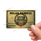 Festive Custom Credit Card Cover Pop Culture Christmas Vinyl Skin Stickers funny sticker